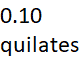 0.10 quilates