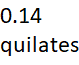 0.14 quilates