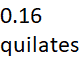 0.16 quilates