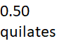 0.50 quilates