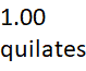 1.00 quilates
