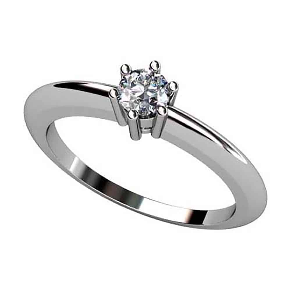 S1J A25 B Solitario Diamante Talla Brillante
