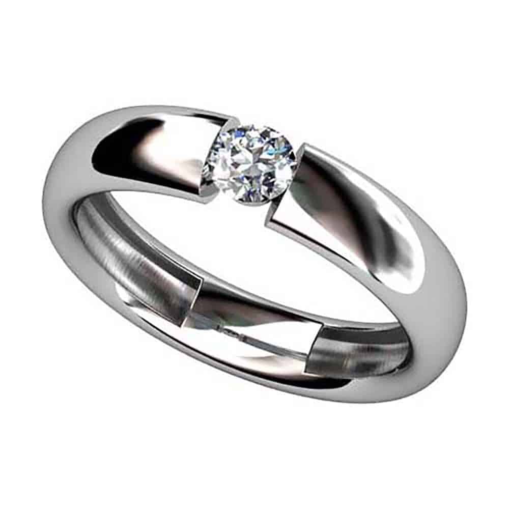 S1T A25 B Solitario Diamante Talla Brillante