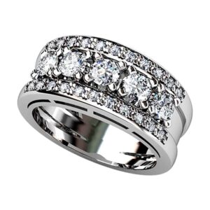 3 tamaños de diamantes y en 4 metales preciosos. ref-S27G