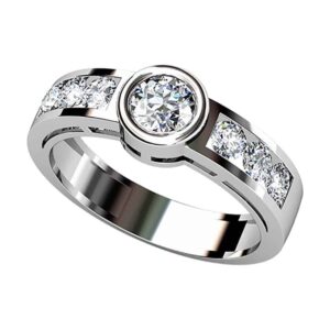 1 tamaño de diamante y en 4 metales preciosos. ref-S5B-A35A60