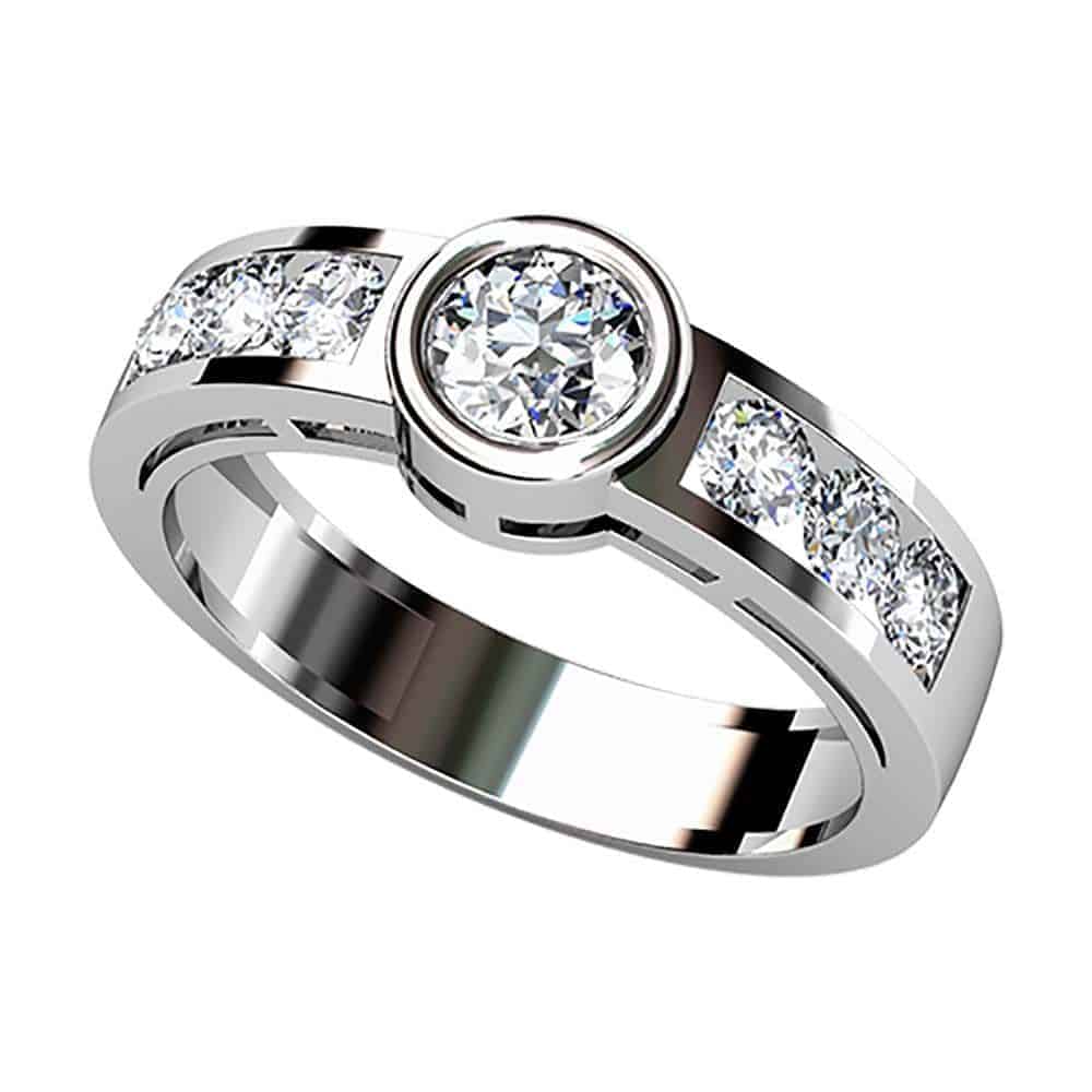 S5B A35A60 B Sortija Diamantes Talla Brillante