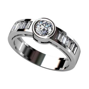 1 tamaño de diamante y en 4 metales preciosos. ref-S5B-A35L70