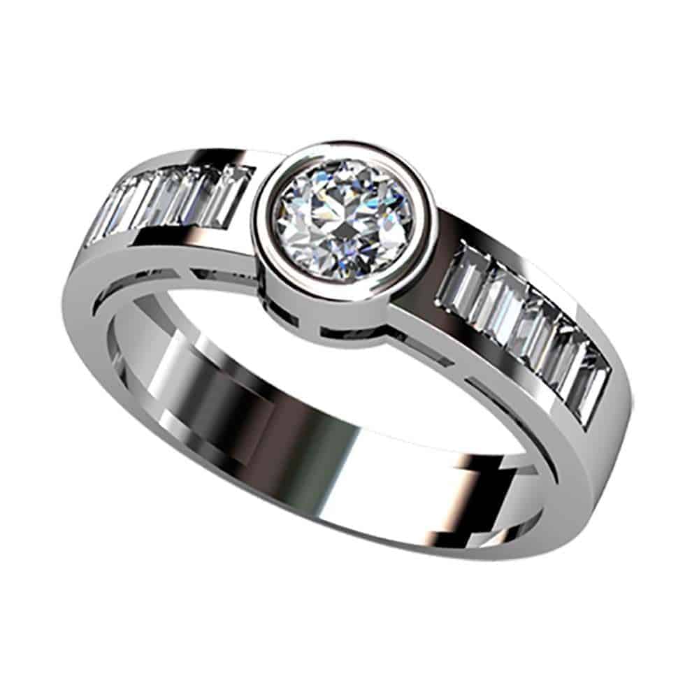 S5B A35L70 B Sortija Diamantes Talla Brillante