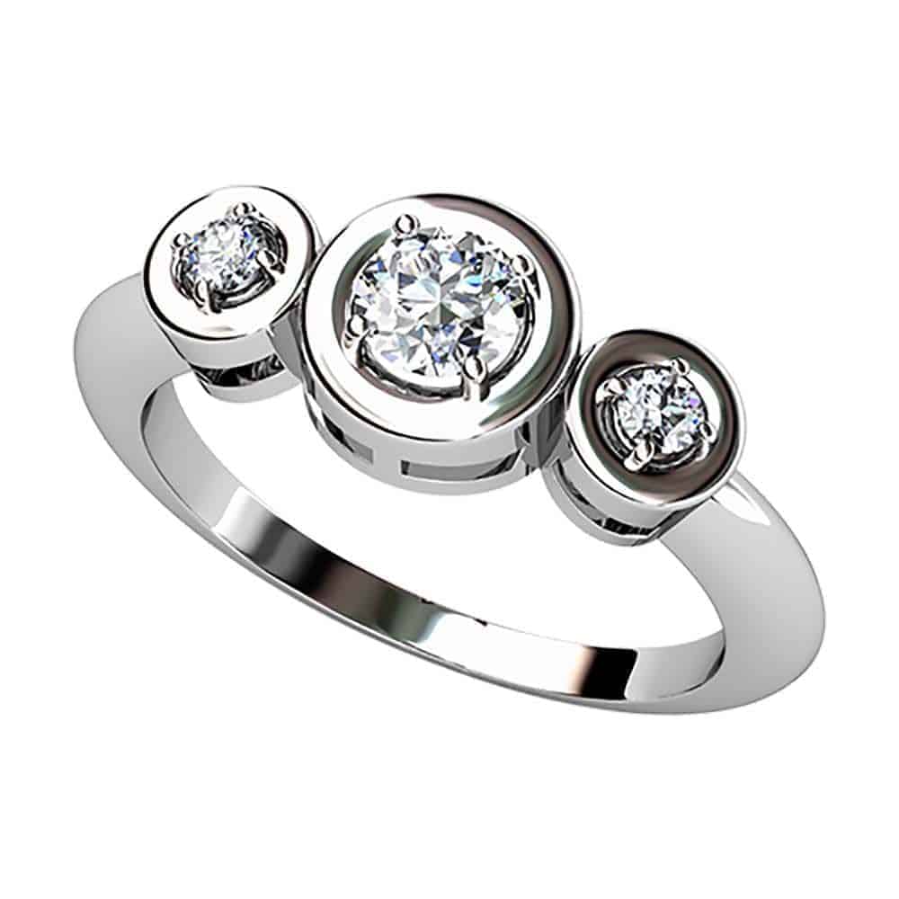 S5V A25A10 B Sortija Diamantes Talla Brillante