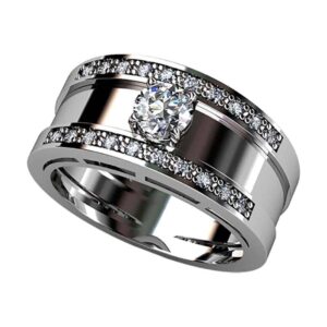 1 tamaño de diamante y en 4 metales preciosos. Video S7C-A35A20