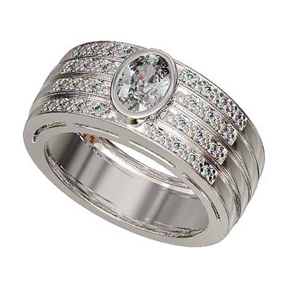 S7D A57A28 B Anillo Diamante Brillante Francodavinci