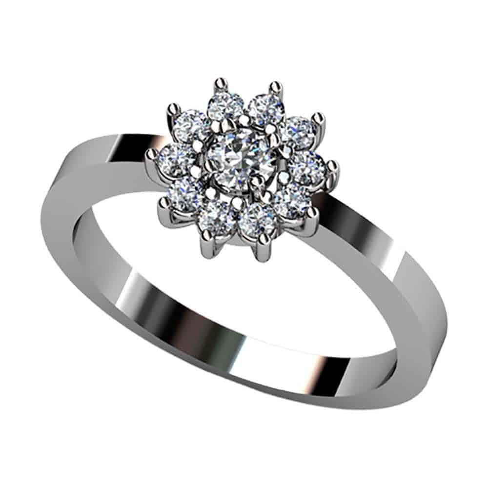 S8R A10A30 B Sortija Diamantes Talla Brillante